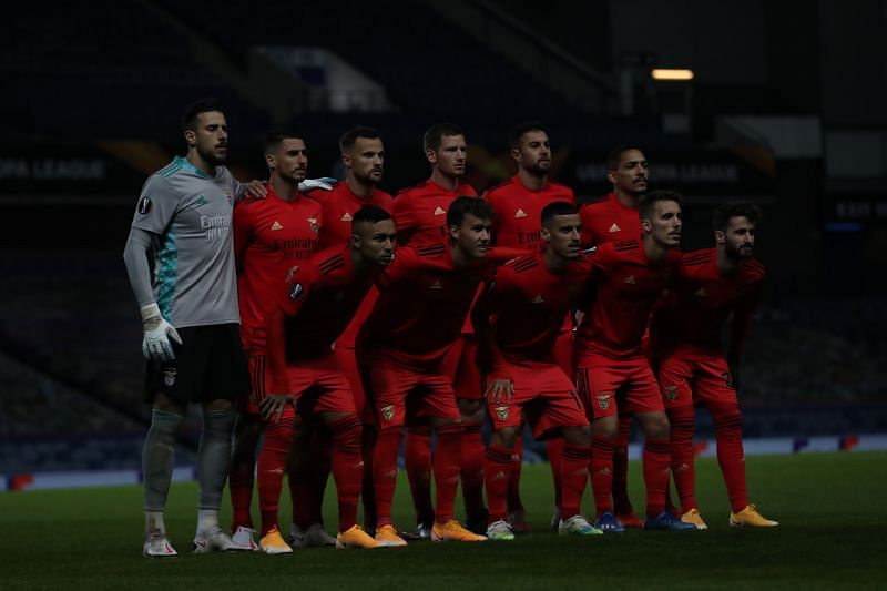 Benfica sit second in the Primeira Liga