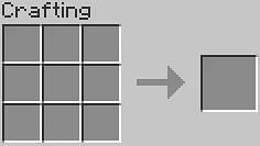 Open Crafting table menu