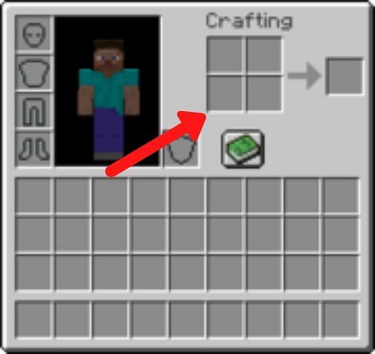 Minecraft Inventory Table