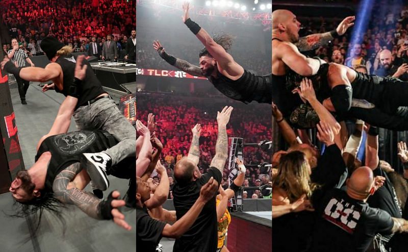 WWE TLC 2019 में हुआ था बैरन कॉर्बिन और रोमन रेंस का मैच