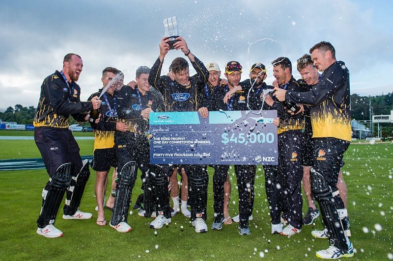 The Wellington Firebirds defeated Otago to win the Ford Trophy in 2018