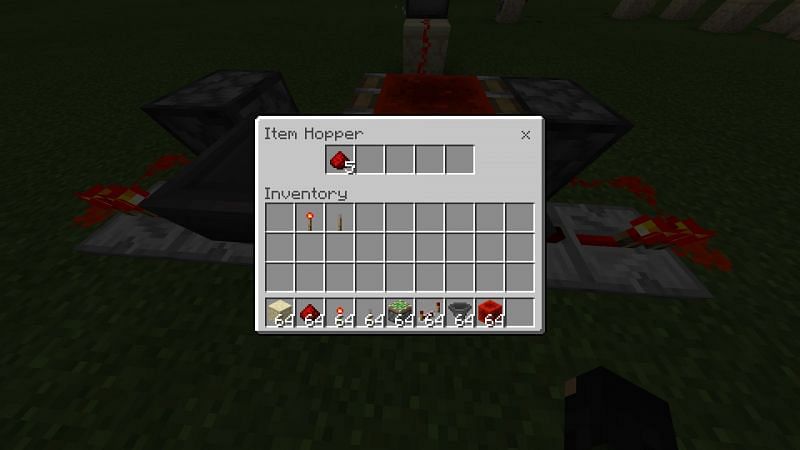 Item hopper in minecraft