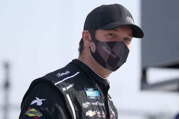 NASCAR driver Jordan Anderson gets engaged to Larry McReynolds ...