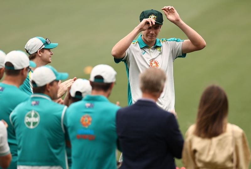 Cameron Green received his first Test cap at the Adelaide Oval