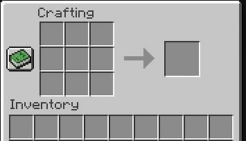 Open Crafting table menu