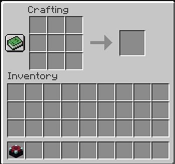 drag the table in your inventory