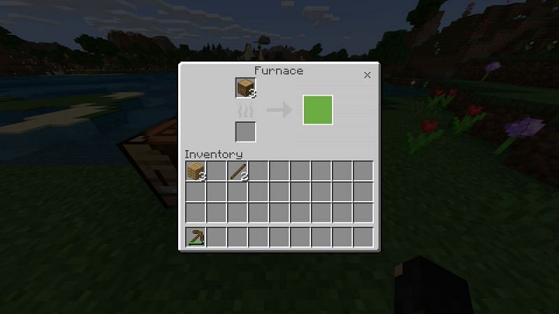 Step 3 for making charcoal in minecraft