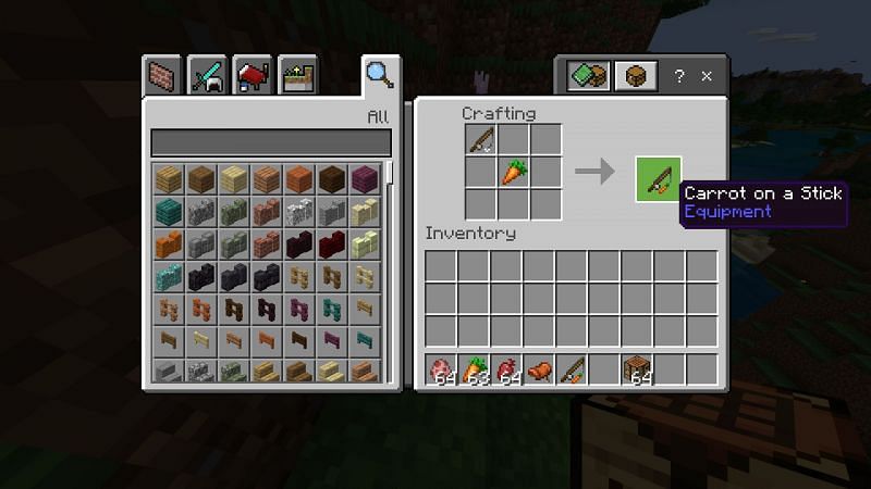 Crafting carrot and a stick