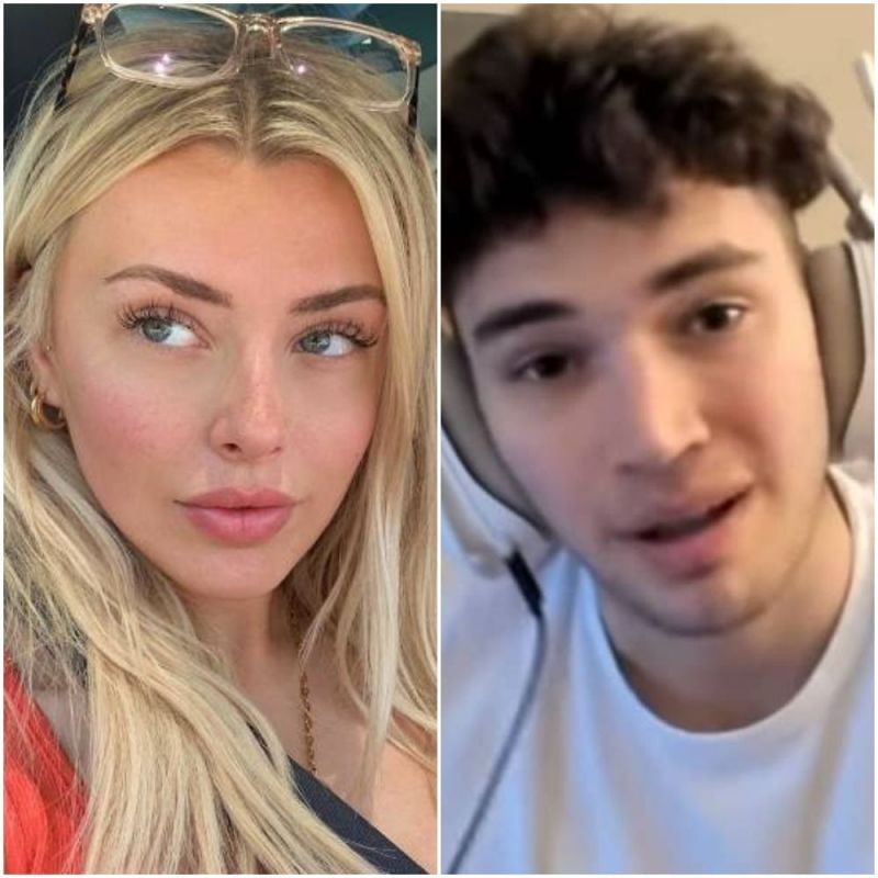 "The one time you slept in my bed" Corinna Kopf and Adin Ross(00)