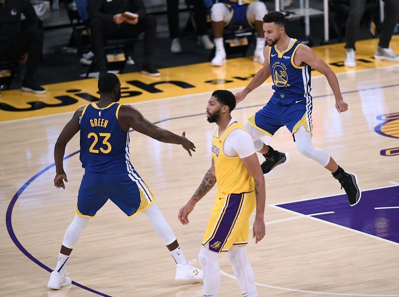 The Golden State Warriors take on the LA Lakers, with Anthony Davis still out.