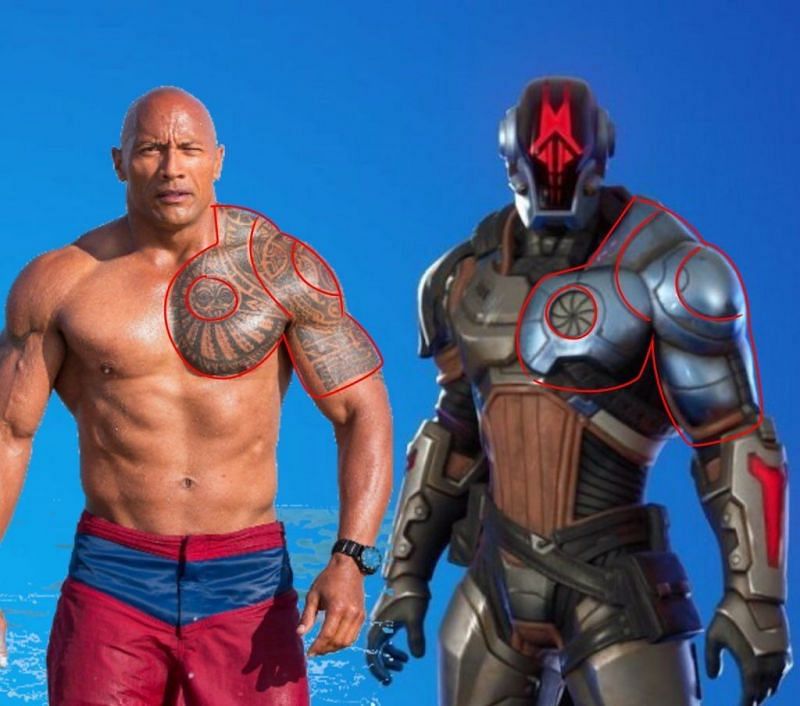 Dwayne &quot;The Rock&quot; Johnson will now be a part of the Fortnite universe? (Image via Twitter/OroFNRP)