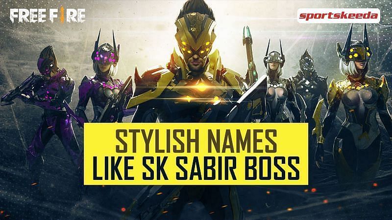 Some Free Fire players want to have cool IGNs that are similar to that of SK Sabir Boss (Image via Sportskeeda)