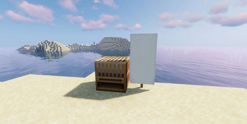 Shown: The Loom and a Banner (Image via Minecraft)