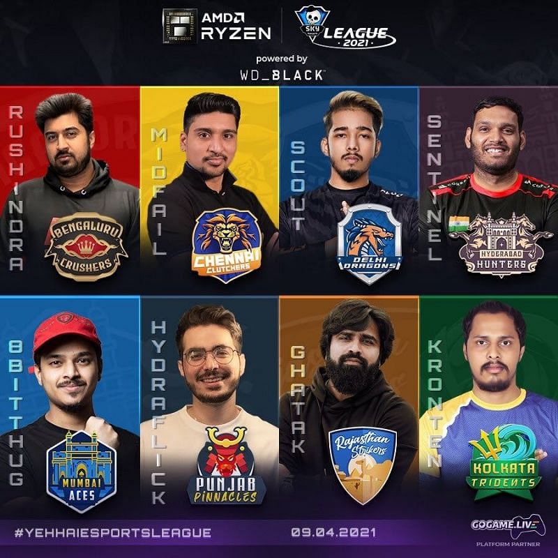 Franchise owners at the Skyesports League 2021 Valorant tournament (Image by Skyesports League)