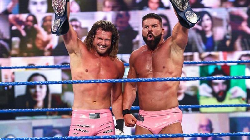 SmackDown Tag Team Champions Dolph Ziggler and Robert Roode 