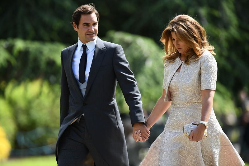 Roger Federer and wife Mirka