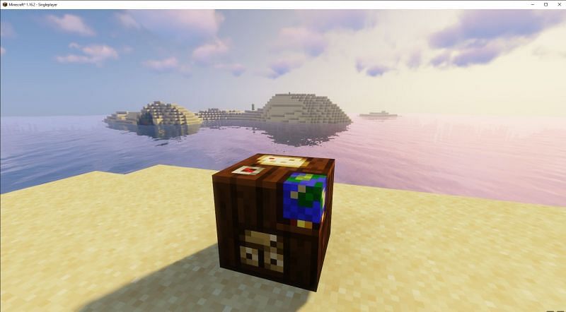 Shown: The Cartography table (Image via Minecraft)