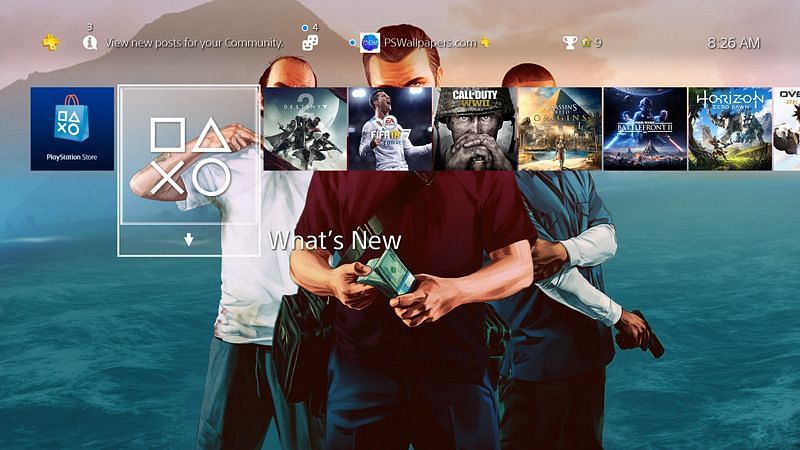 GTA 5 still not available on mobile gaming platforms (Image via PlayStation Wallpapers)