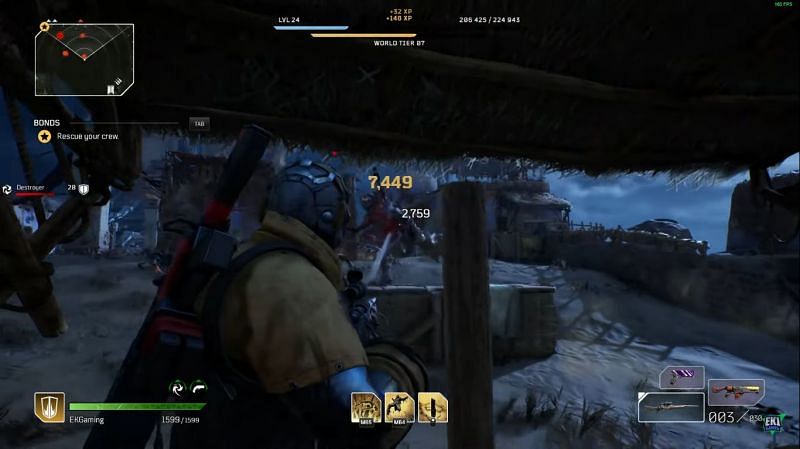 Combat in Outriders (Image via EK1 Gaming)