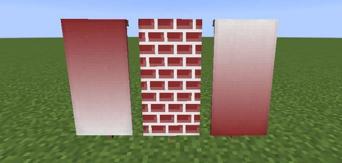 Players can use bricks to make beautiful banner designs