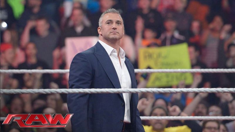 Shane McMahon on his return to WWE in 2016.