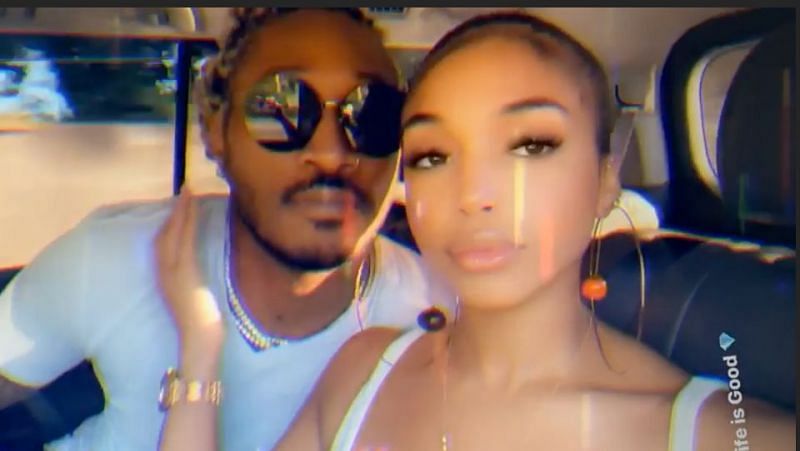 Future and Lori Harvey during happier times (Image via Instagram)