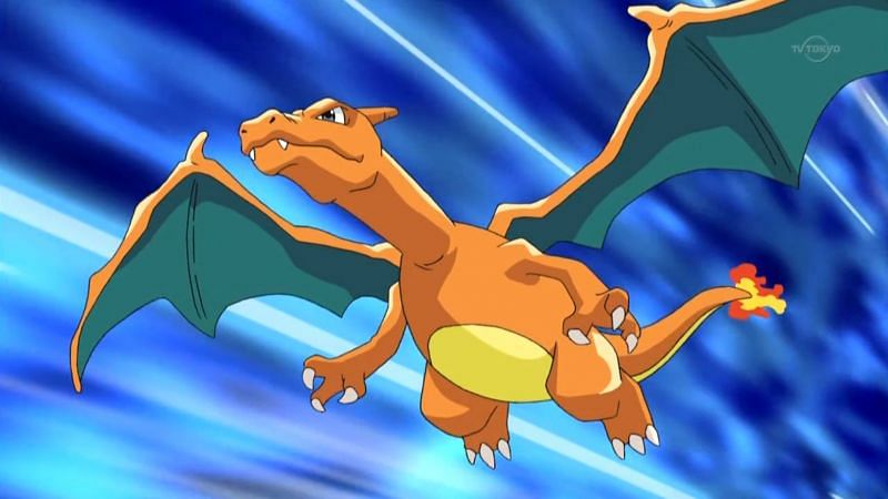 Charizard in the anime (Image via The Pokemon Company)