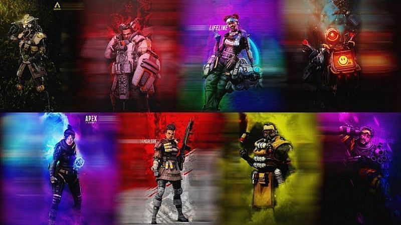 Some of the Legends coming with Apex Legends Mobile (Image via UHD Wallpaper)