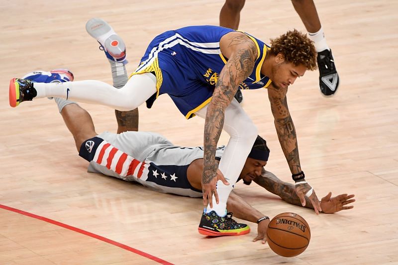 Kelly Oubre Jr. of the Golden State Warriors in action
