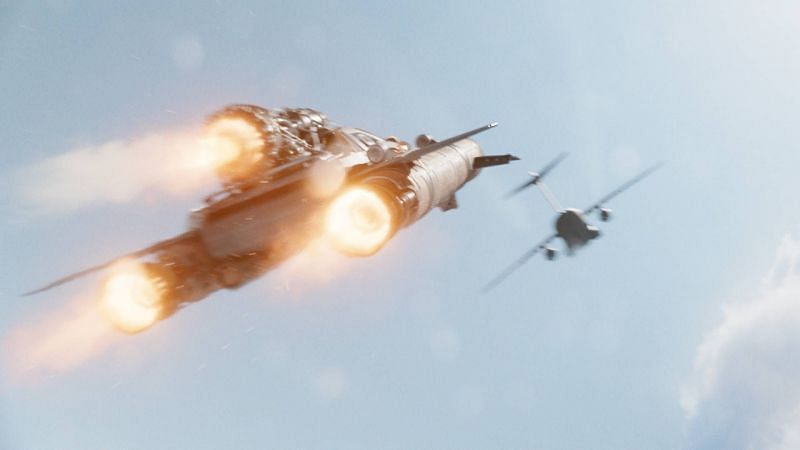Fast And Furious 9 and a rocket powered car (Image via Universal)