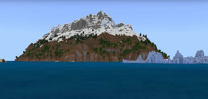 An example of the world generation that will be found in part two (Image via Mojang)