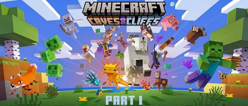 Official poster of Minecraft 1.17 (Image via Mojang)