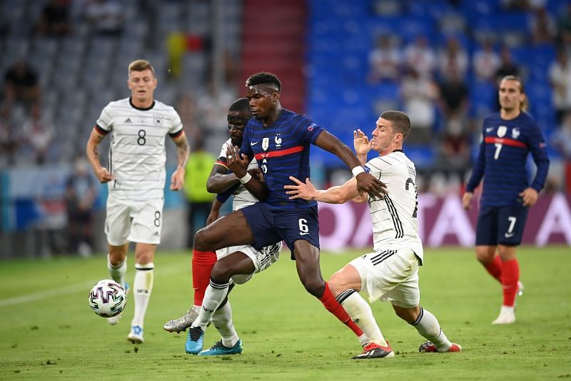 France midfielder Paul Pogba produced a majestic display  midfield against Germany