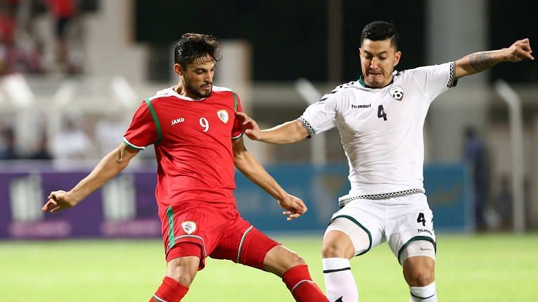 Afghanistan succumbed to a 1-2 defeat to Oman before the India game. (Image: AFC)