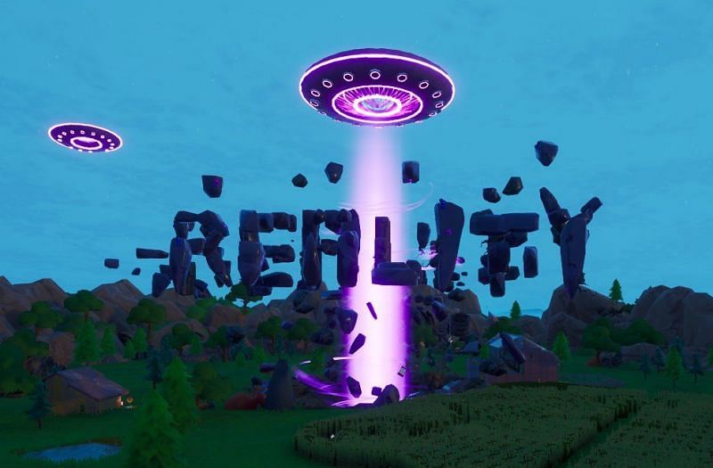 The countdown to the &quot;Last Reality&quot; begins (Image via Fortnite/Epic Games)