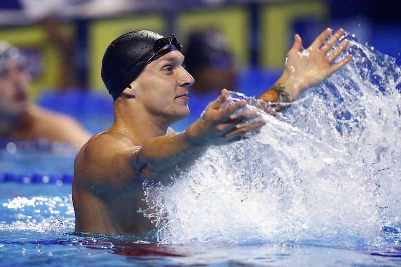 Caeleb Dressel at the 2021 US Olympic Swimming Trials