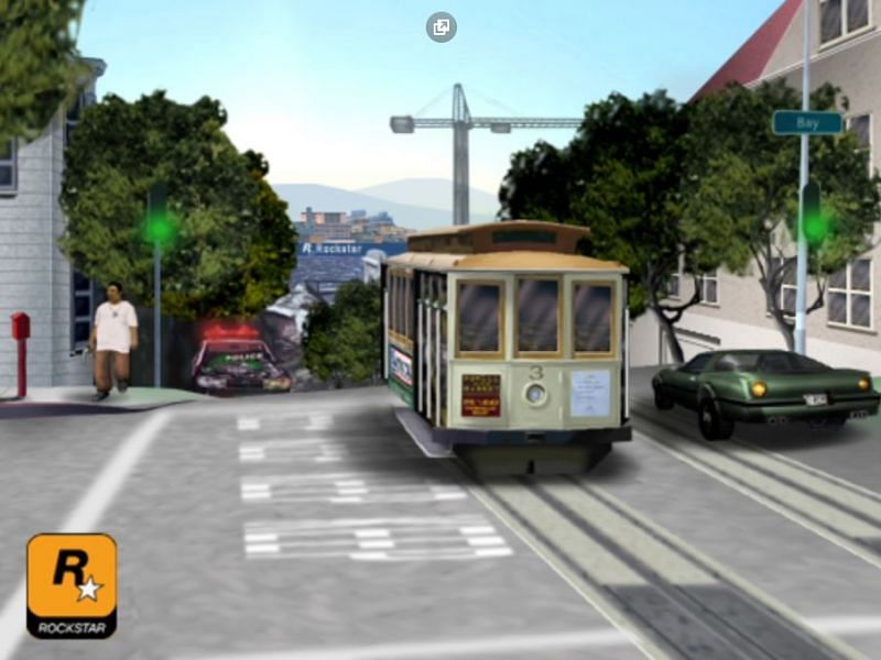 A fake pre-release screenshot of GTA San Andreas (Image via Badger Goodger)