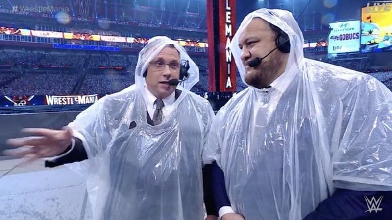 WrestleMania 37 में बारिश का खलल