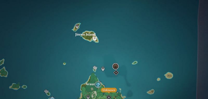 Playters will want to head to Jinren Island (Image via Genshin Impact)