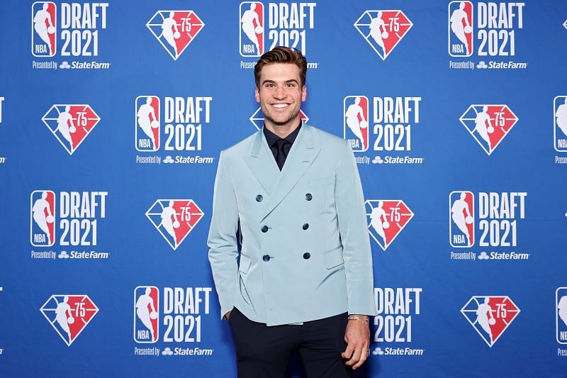 Washington Wizards no. 15 pick Corey Kispert at the 2021 NBA Draft