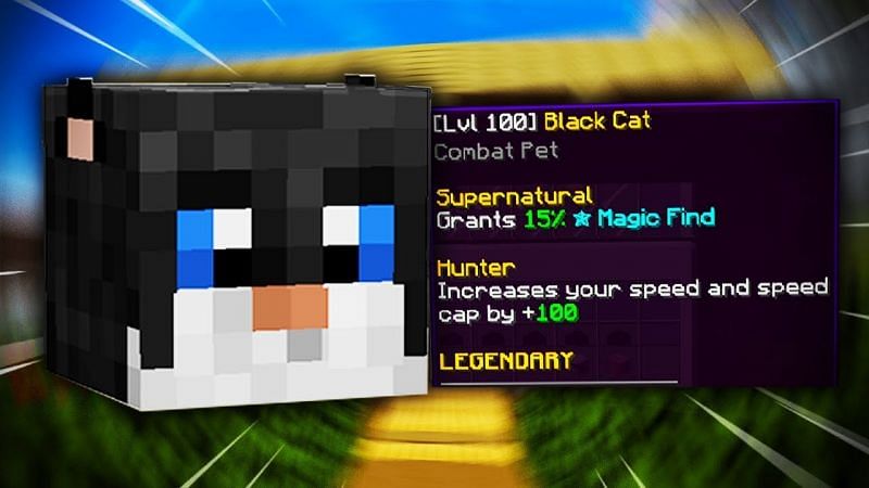 How to obtain the Black Cat Pet in Minecraft Hypixel Skyblock