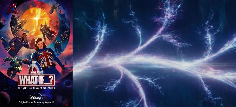 Diverging branches in the &quot;scared timeline&quot; sets up &quot;Marve&#039;s What If..?&quot; (Image via: Disney+/Marvel)