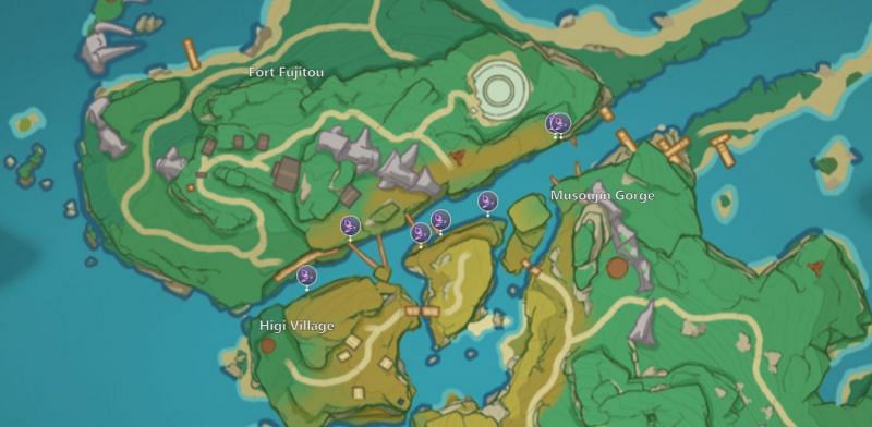 Genshin Impact Naku Weed Locations All Places With Interactive Map