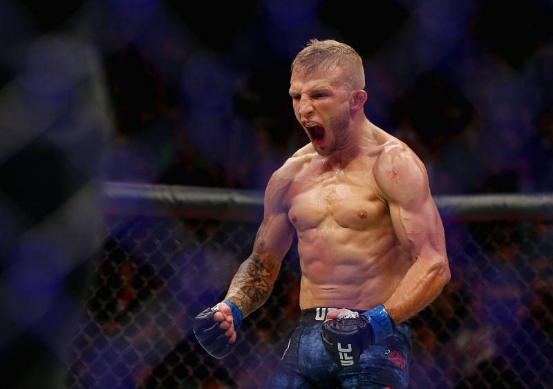 T.J. Dillashaw was banned for two years following a positive drug test in 2019