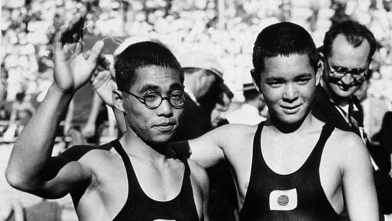 Kusuo Kitamura [right] - The man who led the Japanese surprise at Los Angeles Games