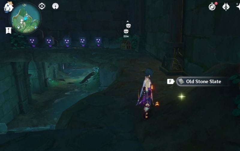 All 4 old stone slate locations in Genshin Impact