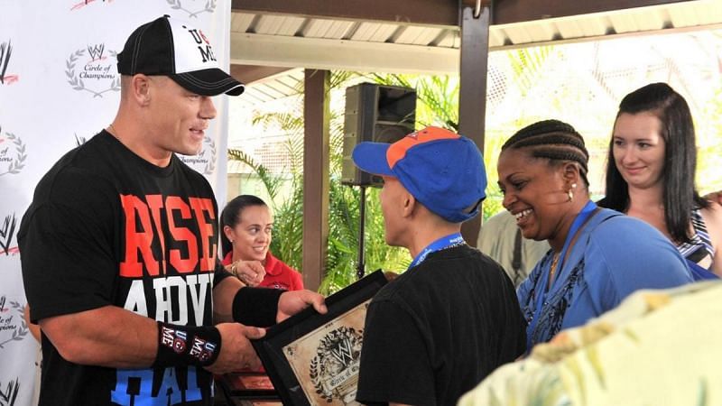 What is John Cena's Make-A-Wish Count?