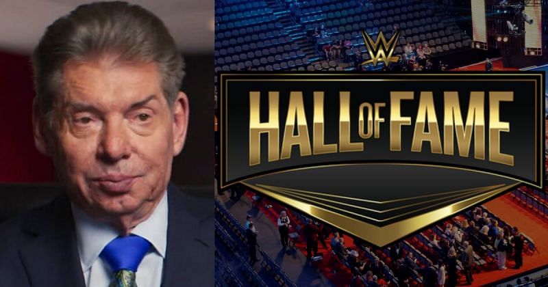 Vince McMahon and the WWE Hall of Fame.
