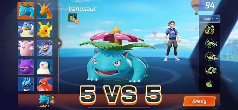 Venusaur is an Attacker (Image via The Pokemon Company)