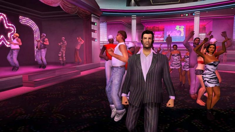 Many gamers see GTA Vice City as very 80s-esque (Image via Pinterest)